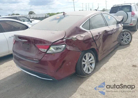 2016 Chrysler 200 Limited from USA, damaged, VIN 1C3CCCAB4GN115255